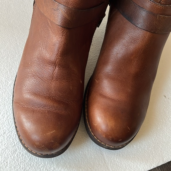 Merrell Women Oak leather Mid Calf Moto boot water resistant buckle harness 10.5 - Picture 10 of 16